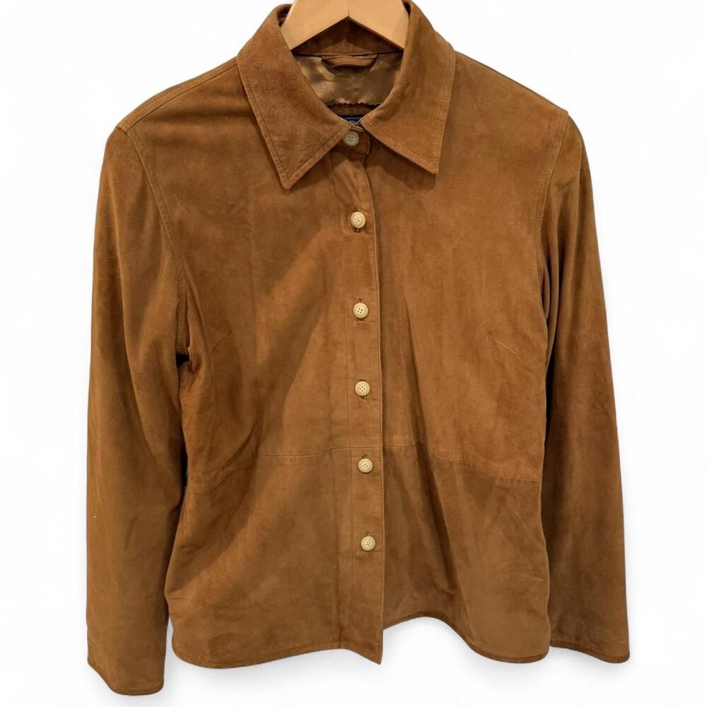 Women's Tan Suede Jacket/Shirt